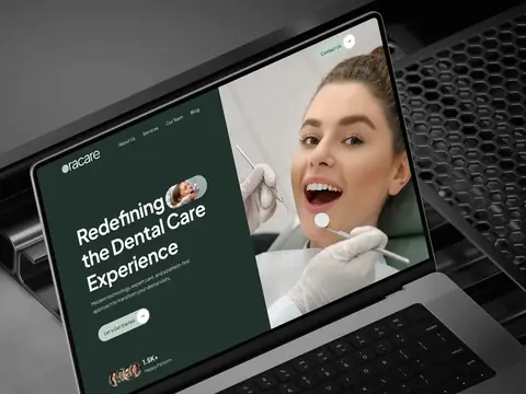 Oracare: пример сайта, стоматология