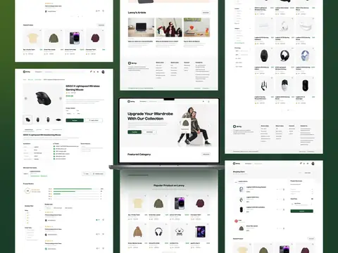 Lenny: пример сайта, интернет-магазин
