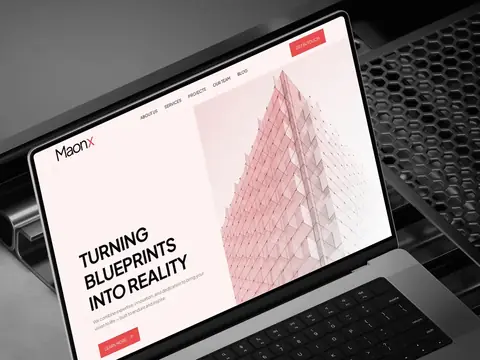 Manox: пример сайта, строительство