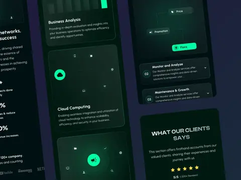 ConsulTast: пример сайта, бизнес-консалтинг